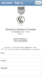 Mobile Screenshot of litteraire-verviers.net